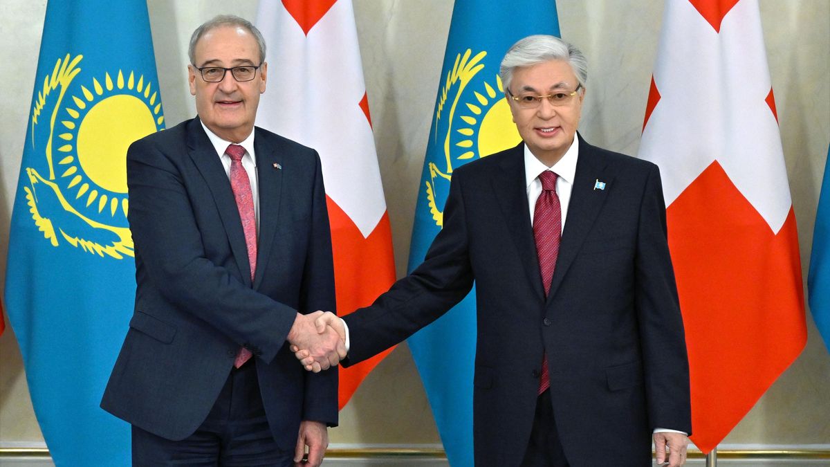 Ги Пармелан и Касым-Жомарт Токаев