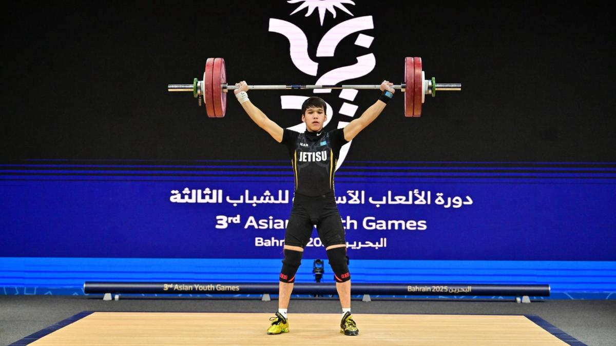 Тяжелоатлет Алихан Аскербай