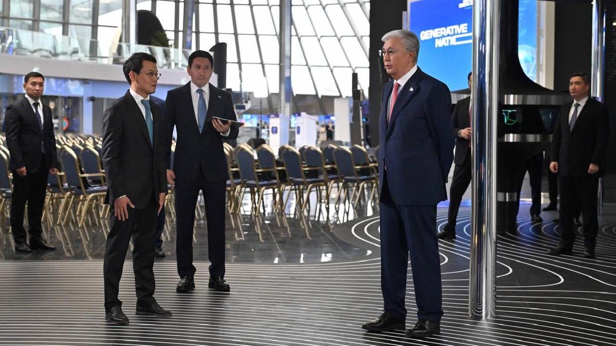 Касым-Жомарт Токаев на форуме Digital Bridge 2025