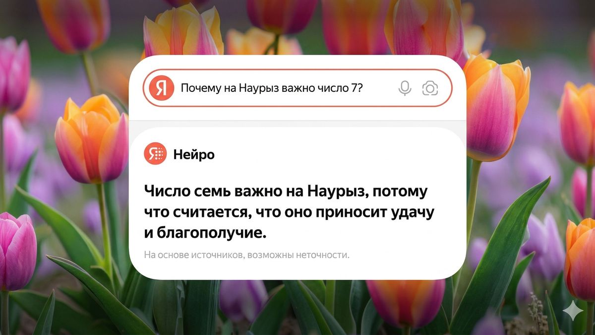Почему на Наурыз важно число 7