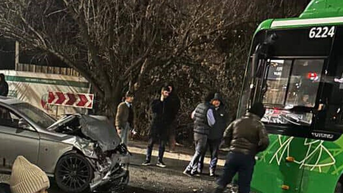 ДТП с автобусом в Алматы