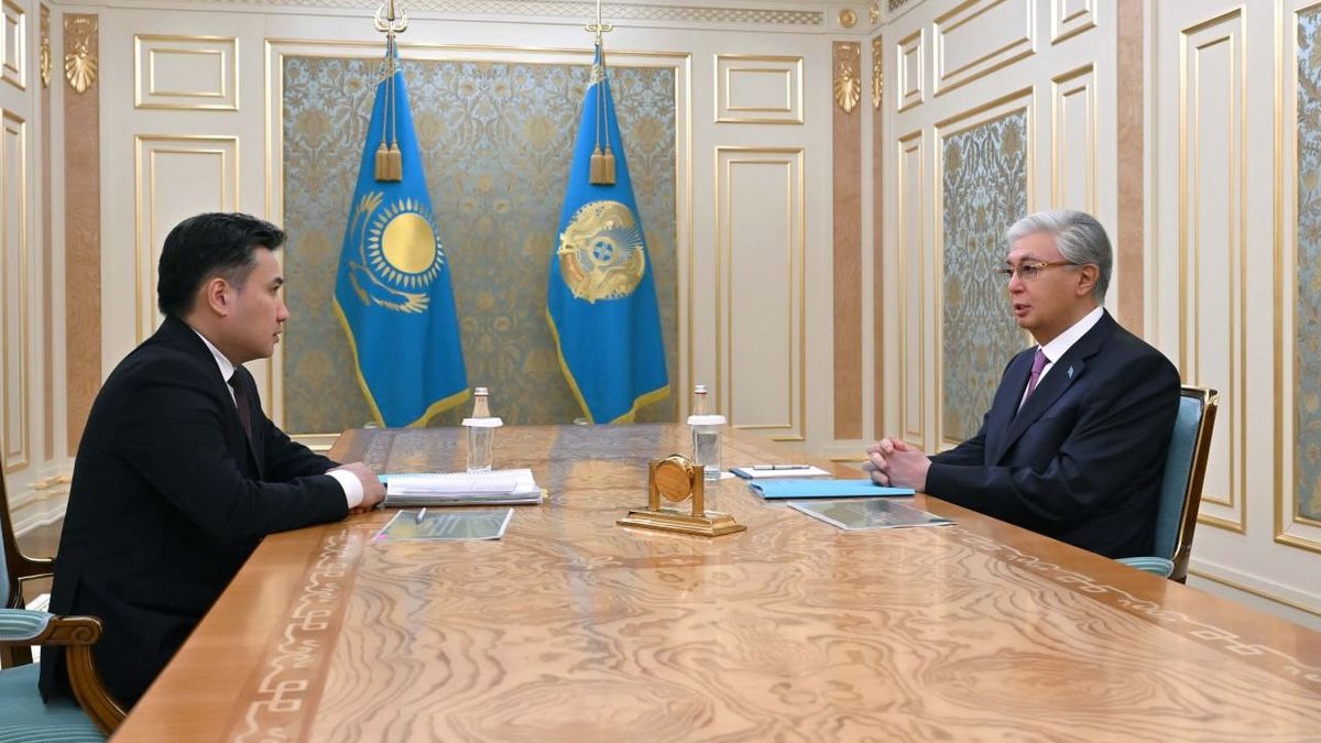 Касым-Жомарт Токаев и Аскарбек Ертаев