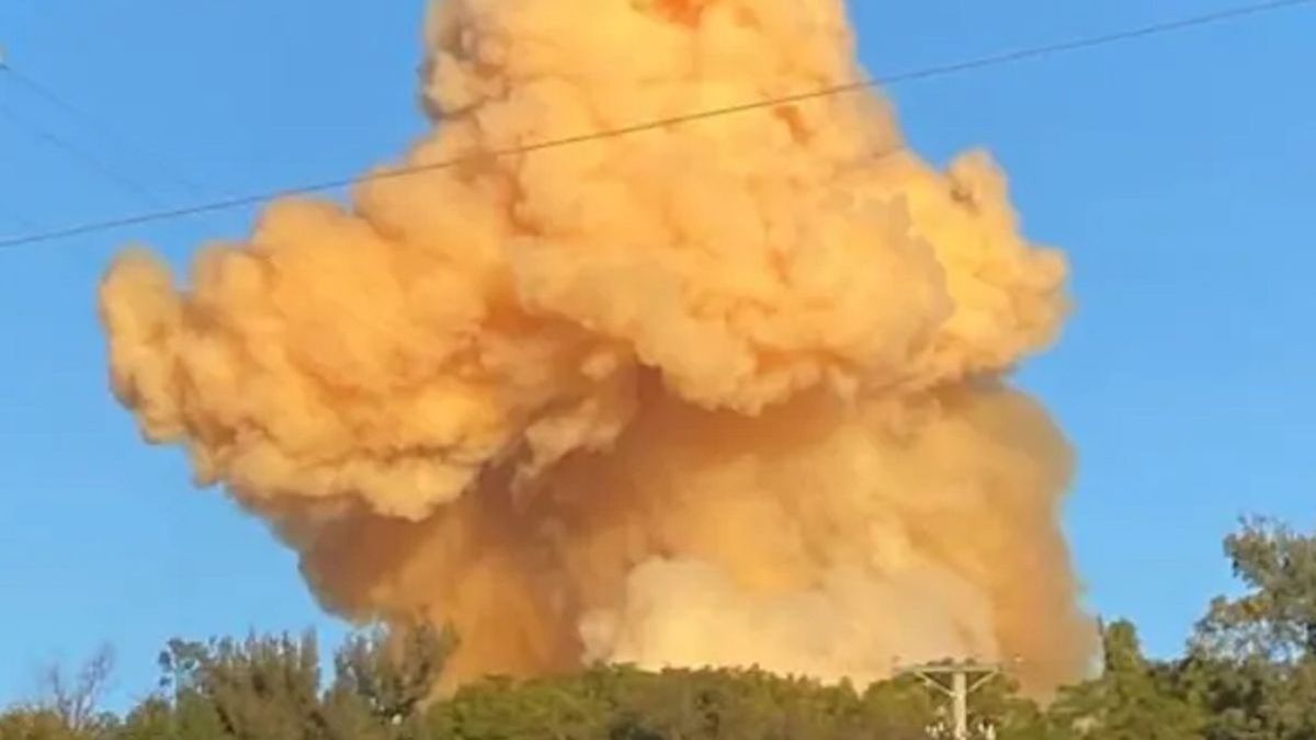 Взрыв в городе Язу-Сити