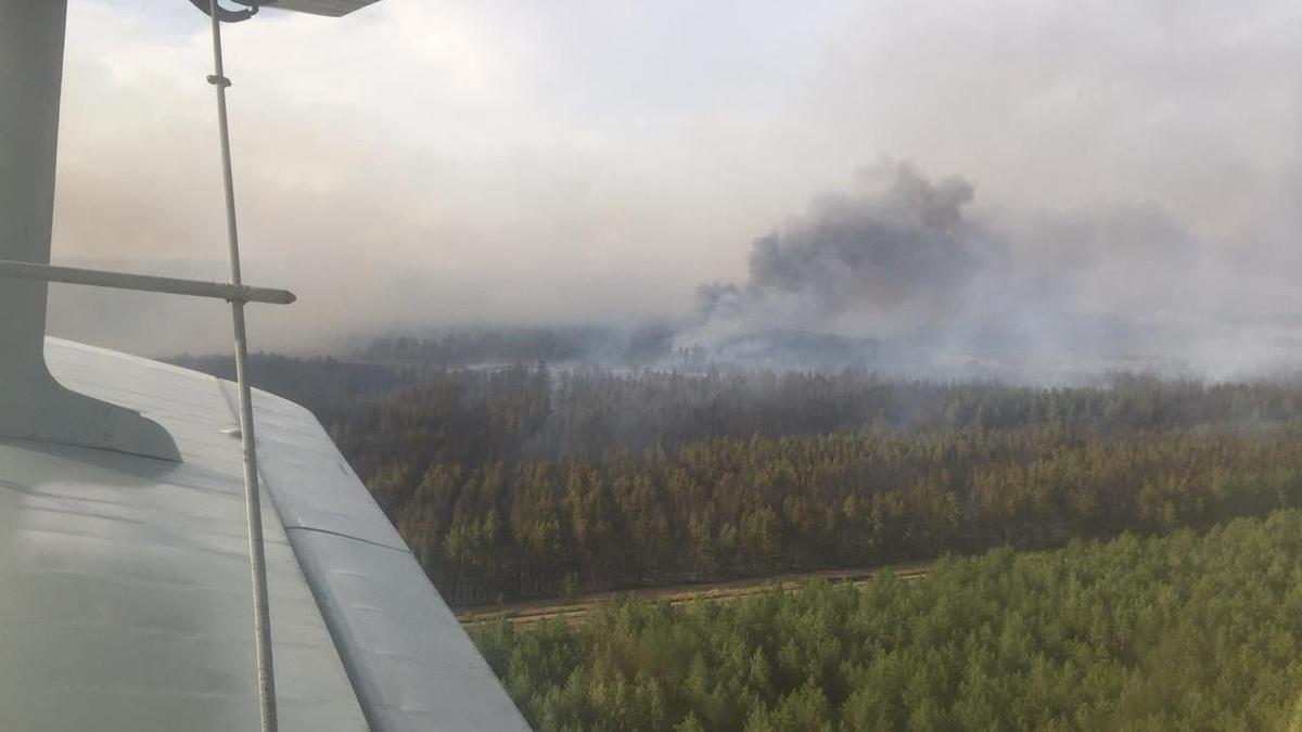 Пожары в Костанайской области