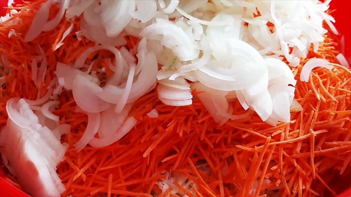 очищенные овощи