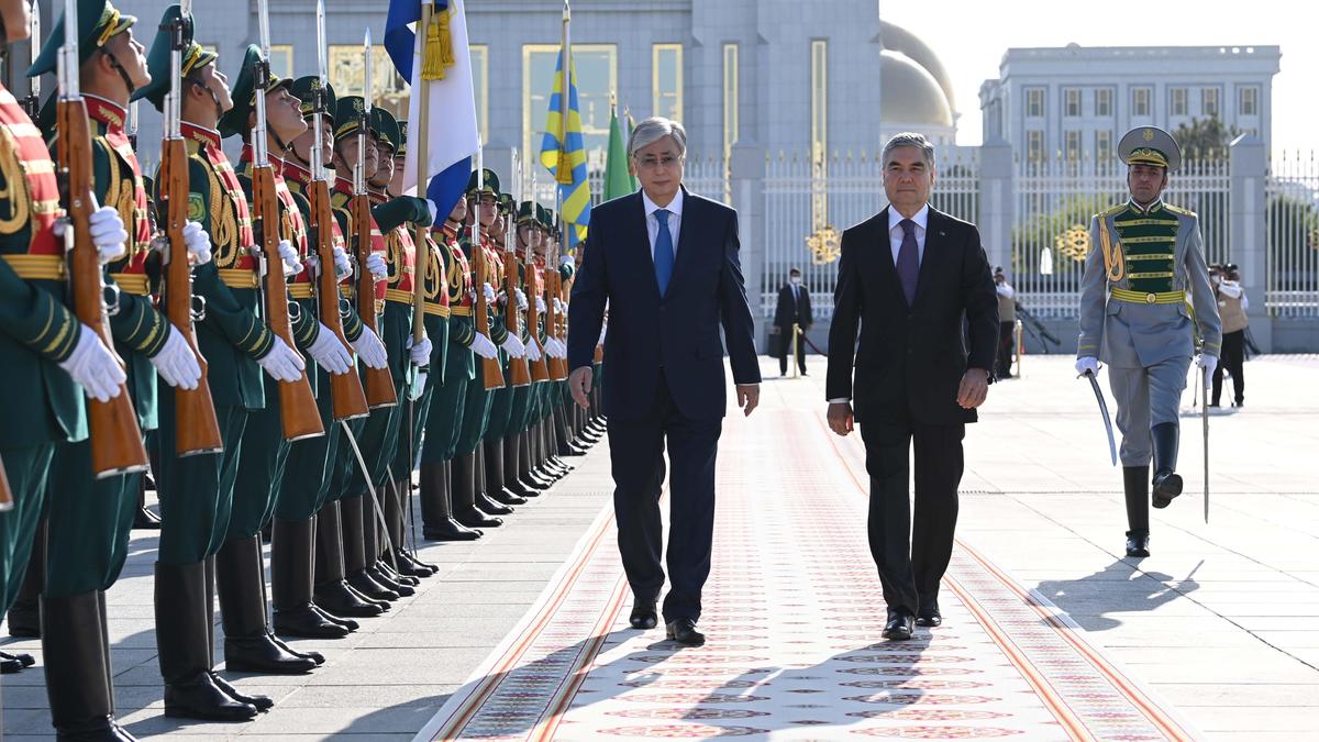 Касым-Жомарт Токаев и Гурбангулы Бердымухамедов