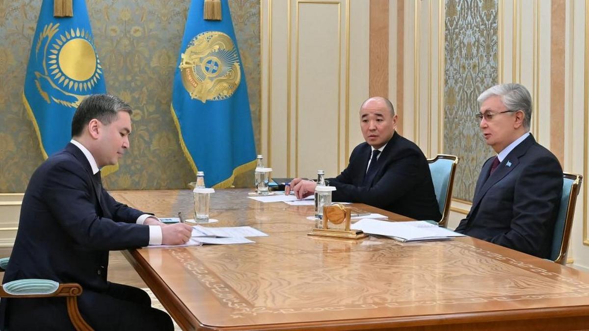 Касым-Жомарт Токаев и Ерсайын Нагаспаев Касым-Жомарт Токаев и Ерсайын Нагаспаев
