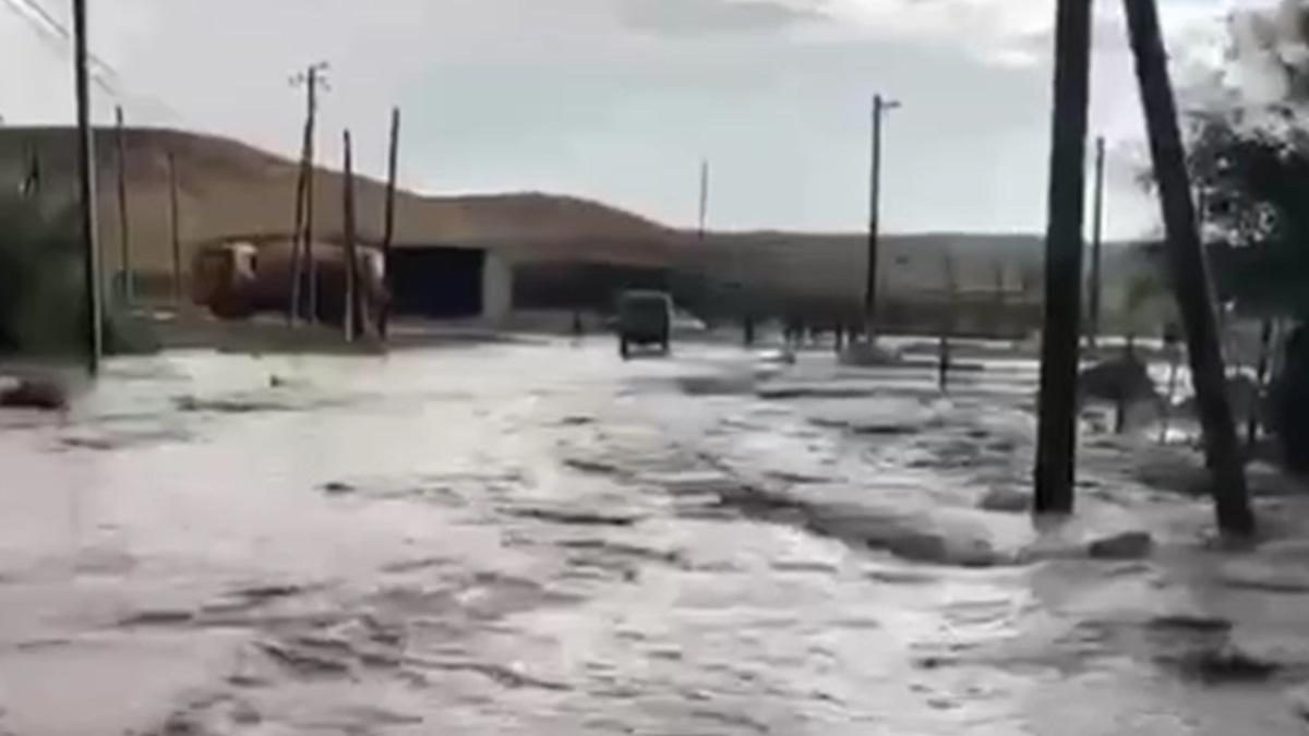 Подтопленный район в Жамбылской области