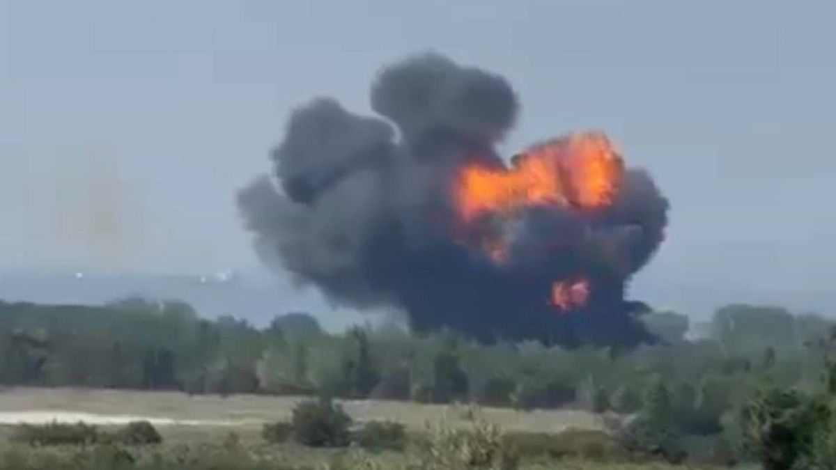 Истребитель разбился в Турции