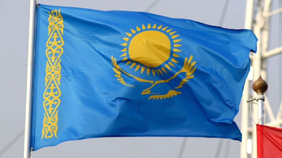 Флаг Казахстана
