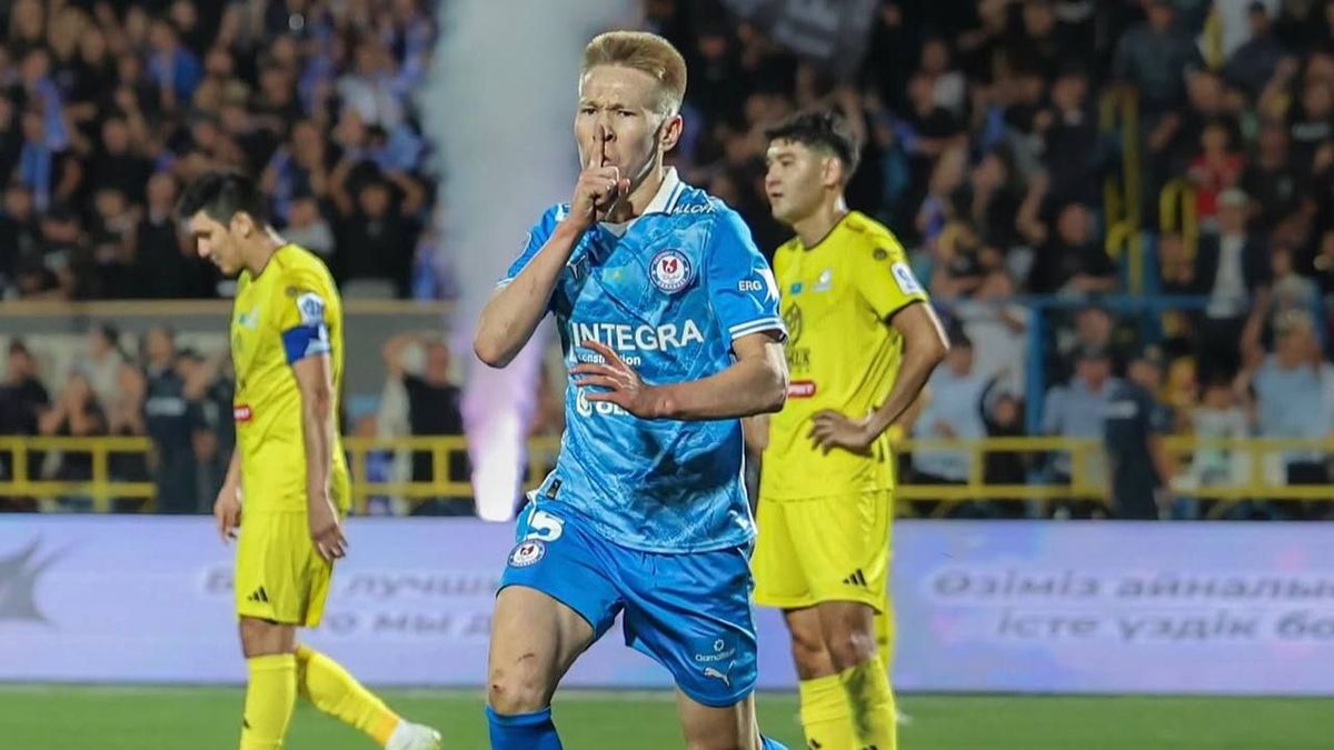 Казахстанский нападающий ФК "Ордабасы" Жасулан Амир