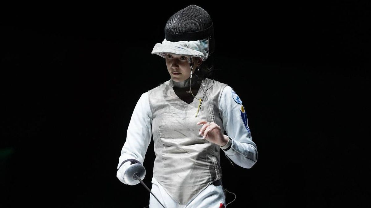 Казахстанская рапиристка София Актаева