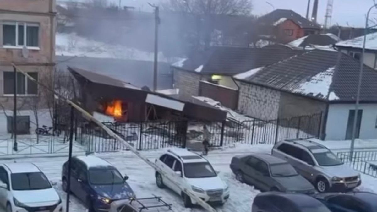 Взрыв в кафе в Хромтау