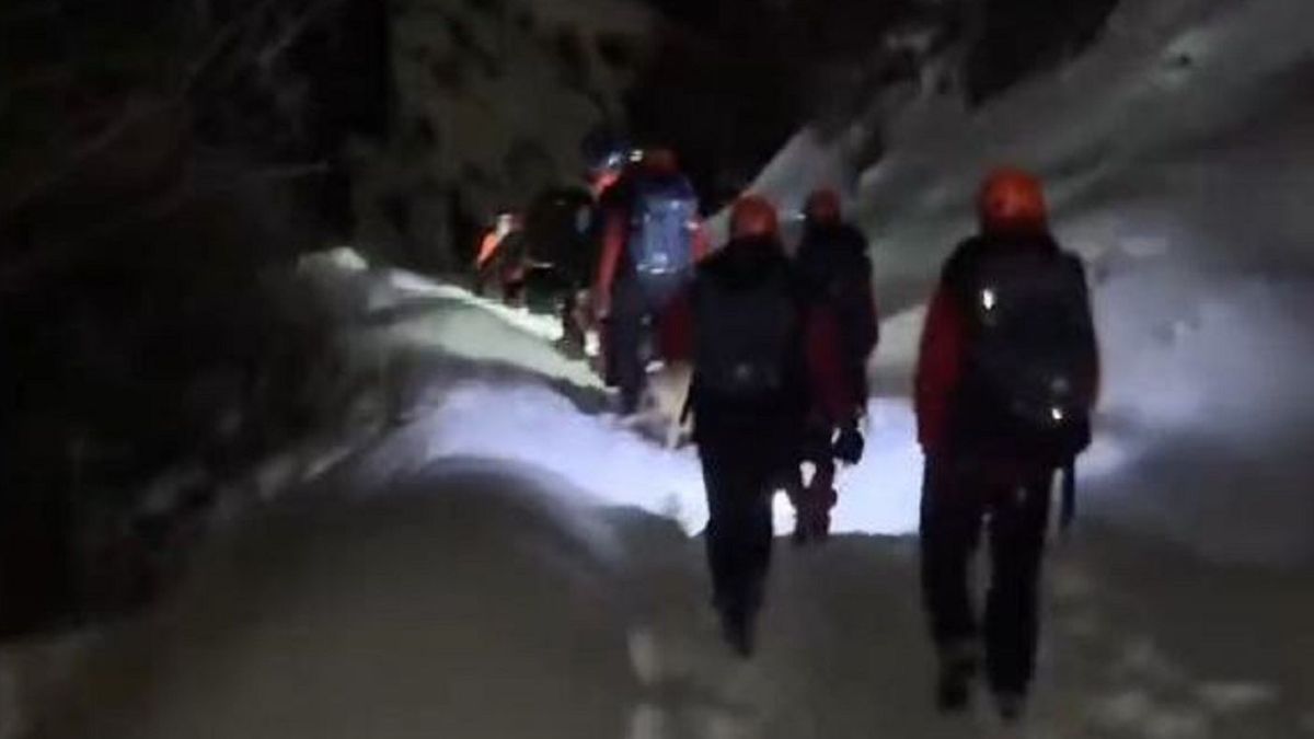 Спасатели в поисках туриста