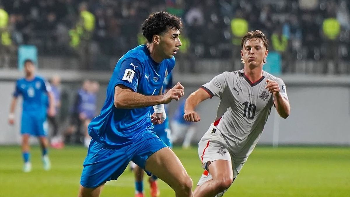 Матч сборных Азербайджана и Исландии по футболу