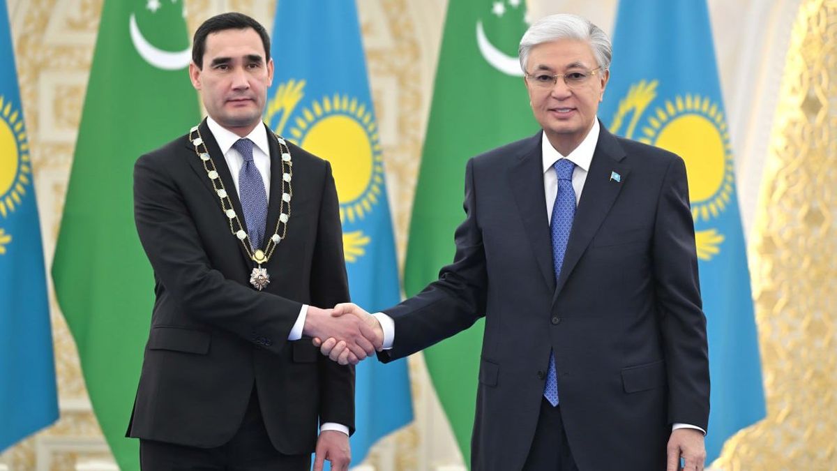 Касым-Жомарт Токаев и Сердар Бердымухамедов