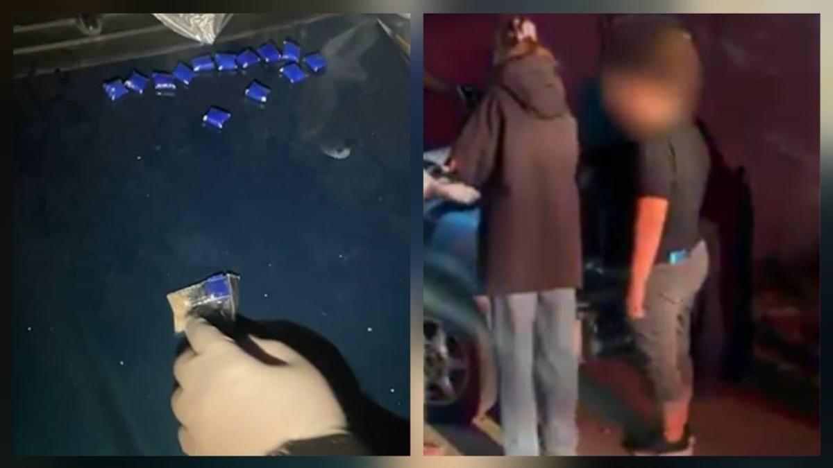 Задержанные женщины и изъятые вещества