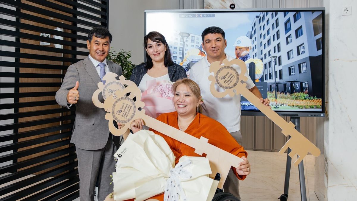 Вручение ключей от квартир