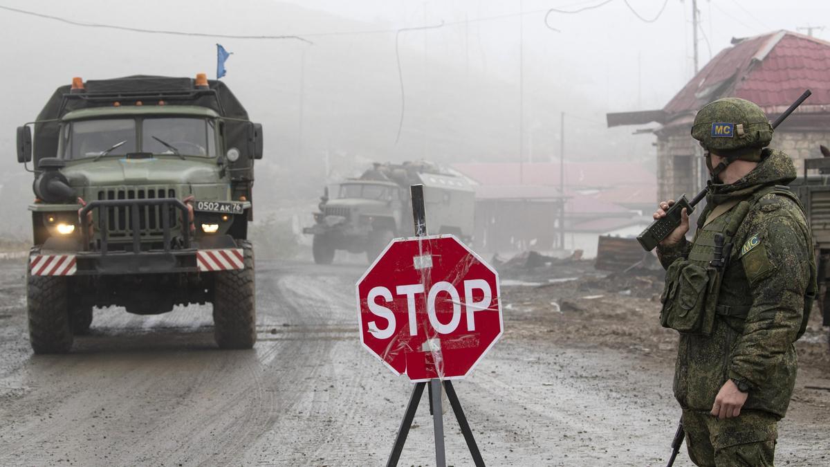 Военные на территории Карабаха