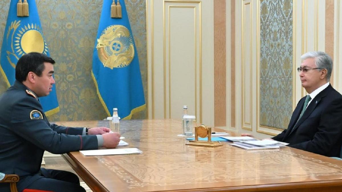 Касым-Жомарт Токаев и Чингис Аринов Касым-Жомарт Токаев и Чингис Аринов