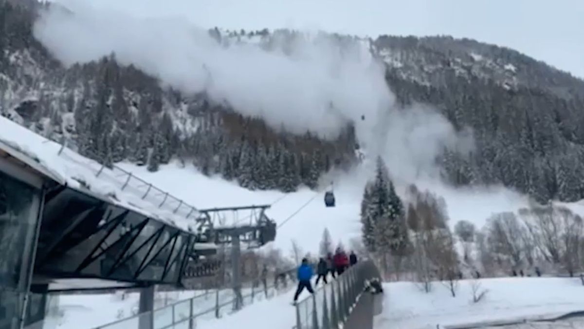 Сход лавины в Австрии