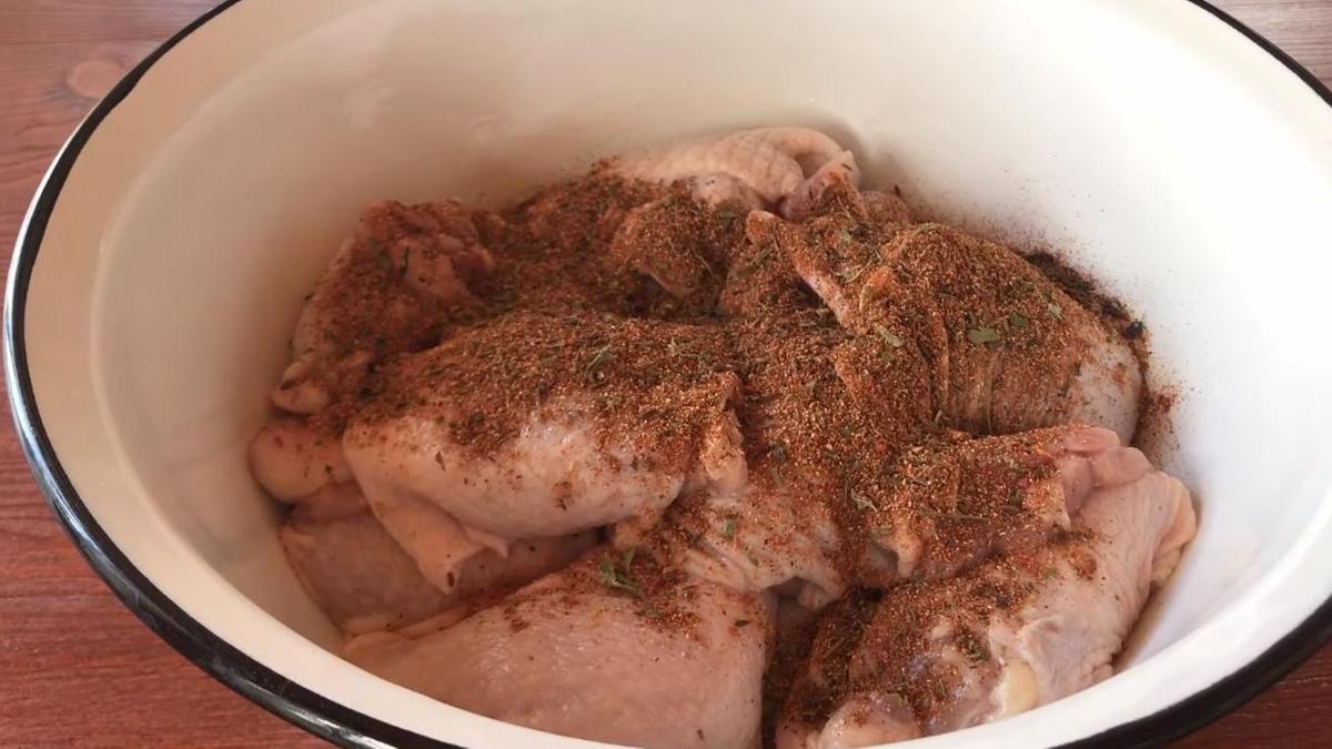 Куриное мясо в специях