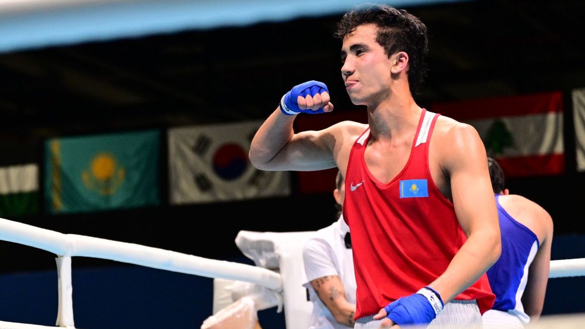 Казахстанский боксер Даниял Шалкарбай