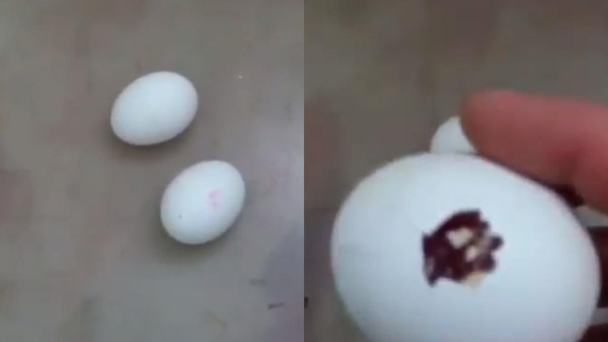 Обтянутые яйца. Резиновое яйцо эксперимент. На яйце появился ангел. Яйца на резинке человека в живую.