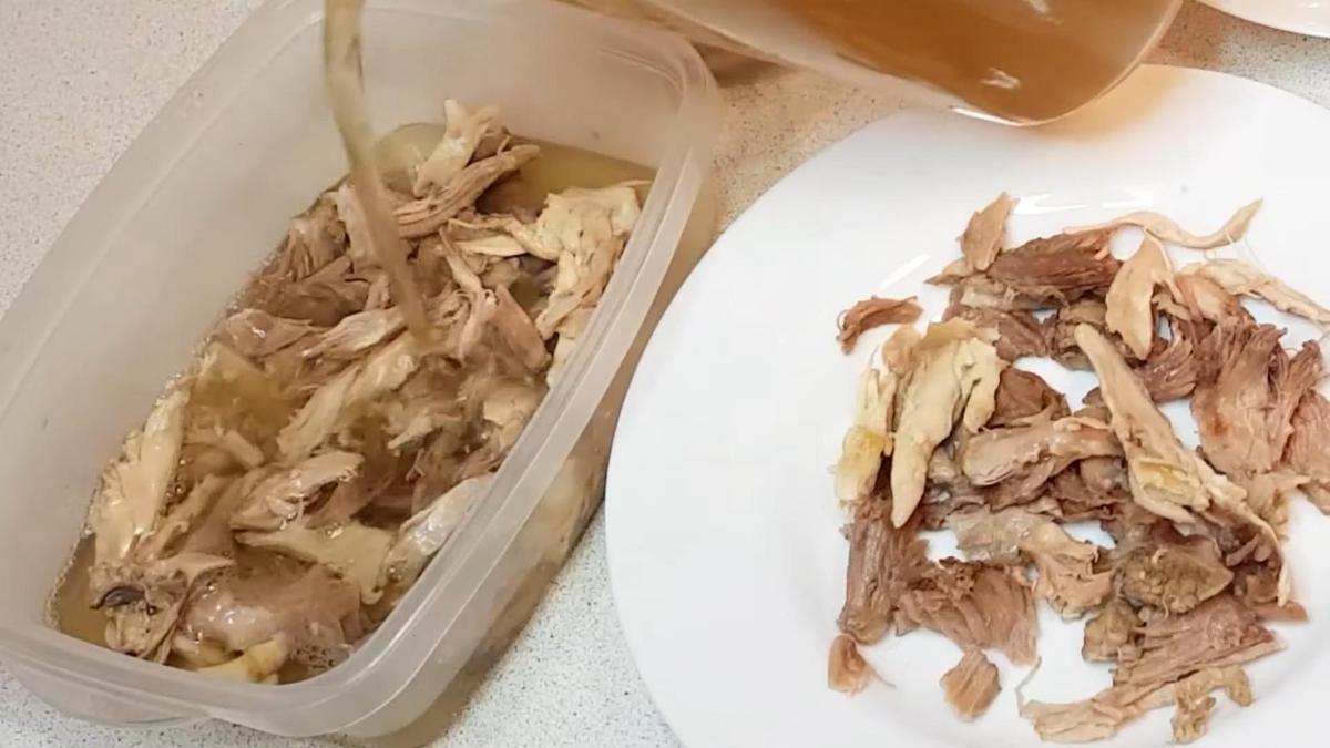 Мясо в формах для холодца
