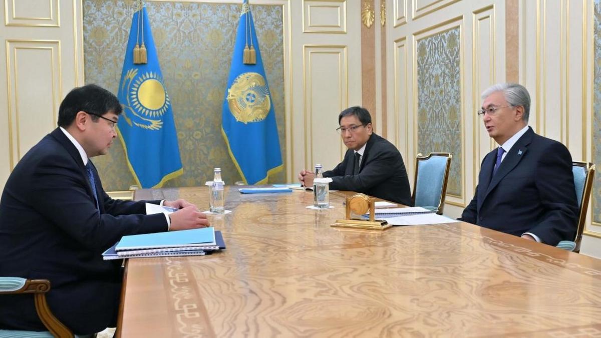 Мади Такиев и Касым-Жомарт Токаев