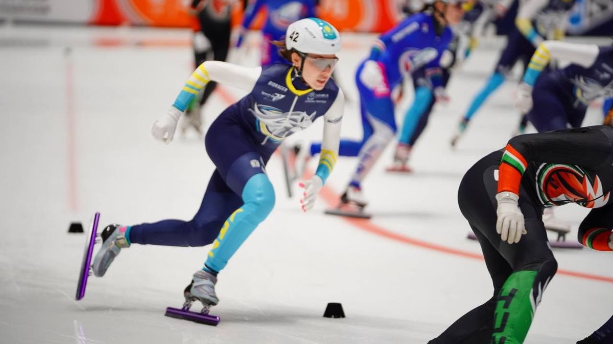 Казахстанская шорт-трекистка Ольга Тихонова