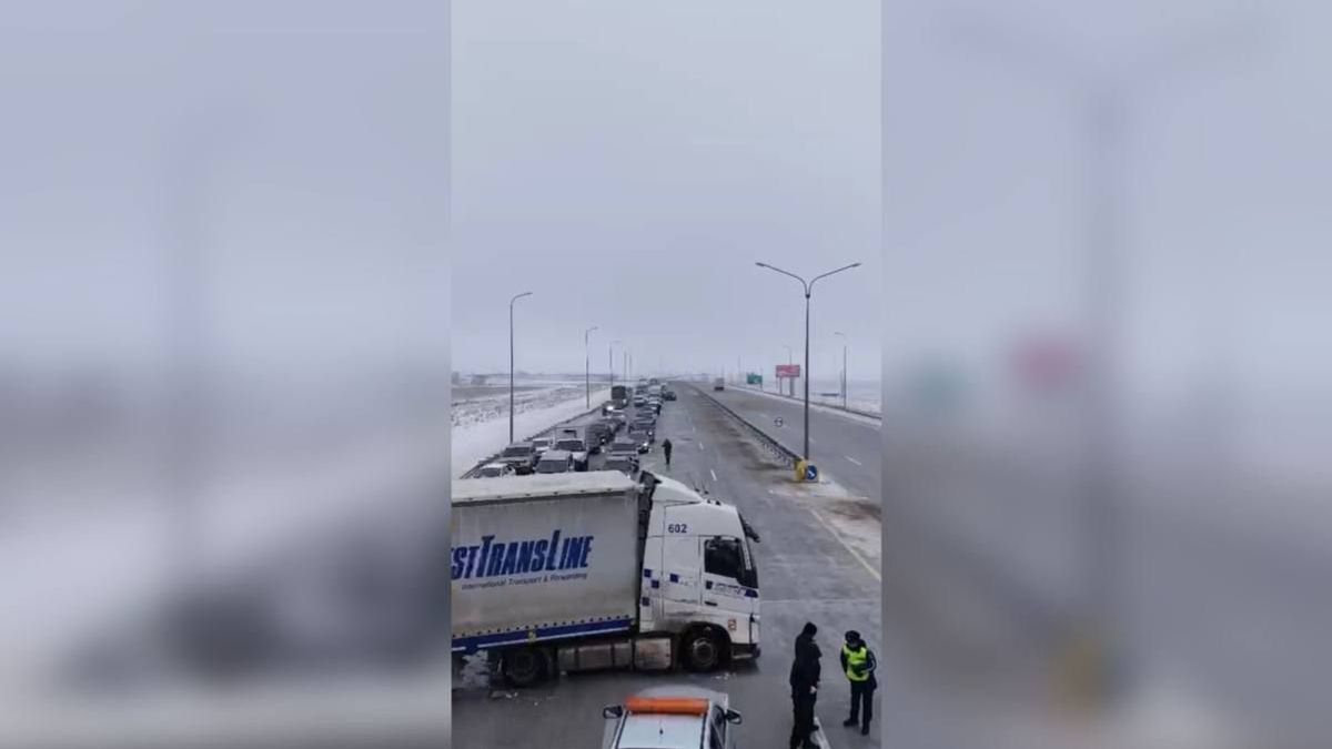 Трасса в Акмолинской области