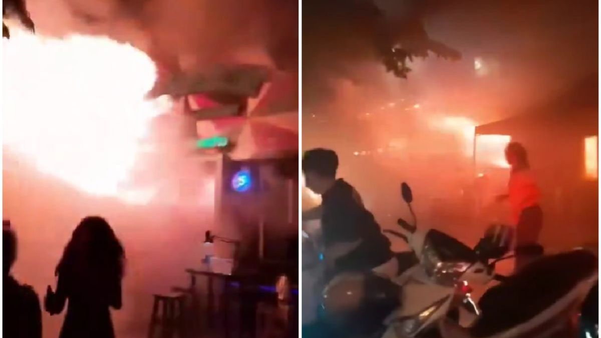 Пожар в Таиланде
