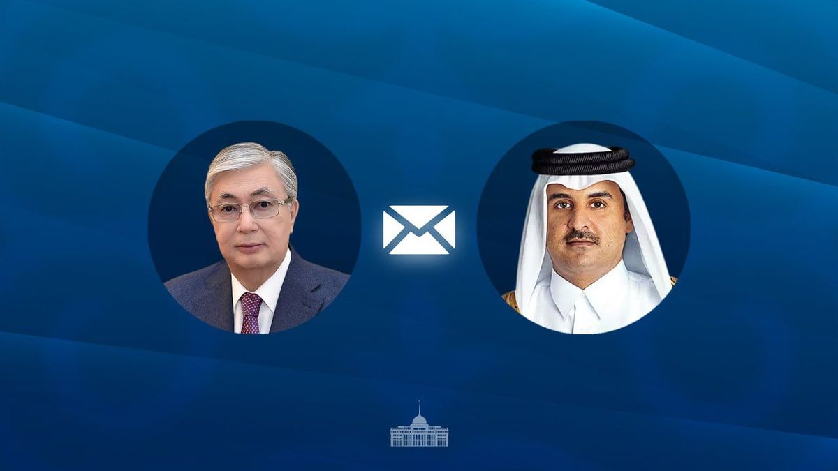 Касым Жомарт Токаев направил телеграмму шейху Тамиму бен Хамаду Аль Тани
