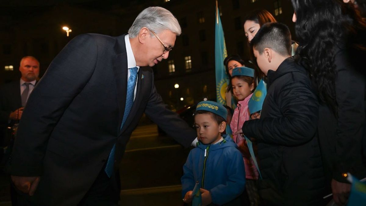 Касым-Жомарт Токаев в Вашингтоне