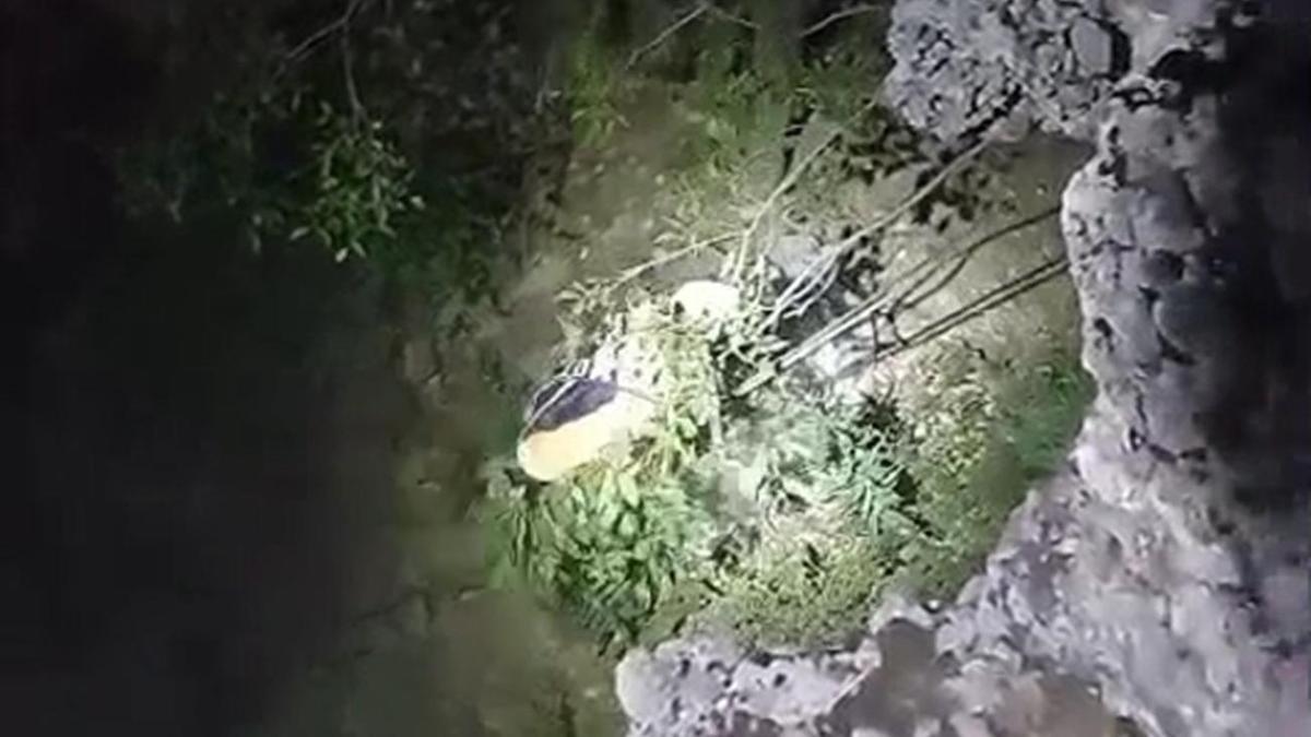 Спасение мужчины из каньона Спасение мужчины из каньона