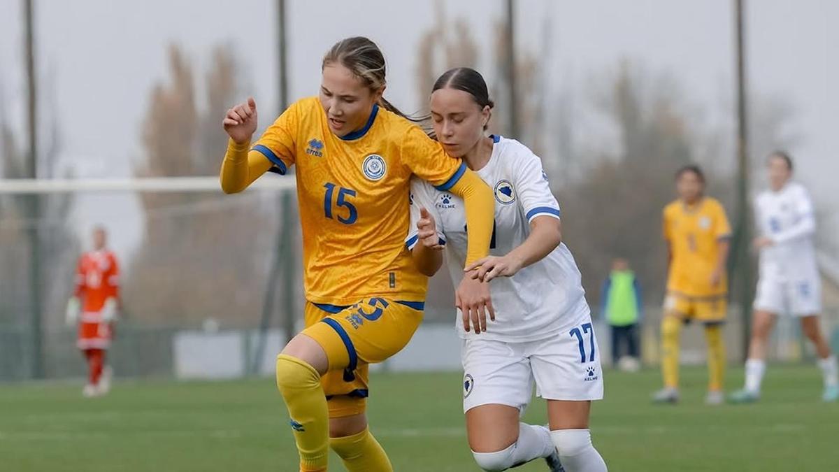 Матч женских сборных Казахстана и Азербайджана в 2025 году