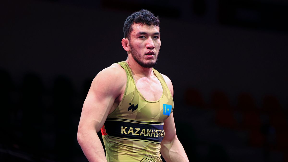 Казахстанский борец Ризабек Айтмухан