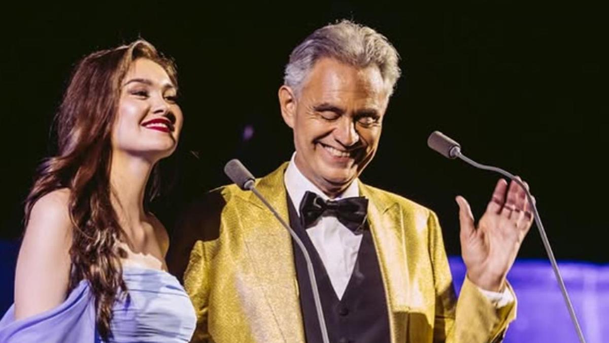 Әйгерім Алтынбек және Андреа Бочелли Әйгерім Алтынбек және Андреа Бочелли