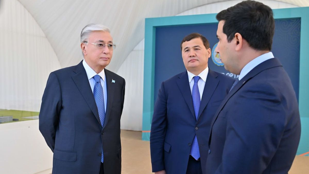 Президент жаңа жылу электр орталығына барды