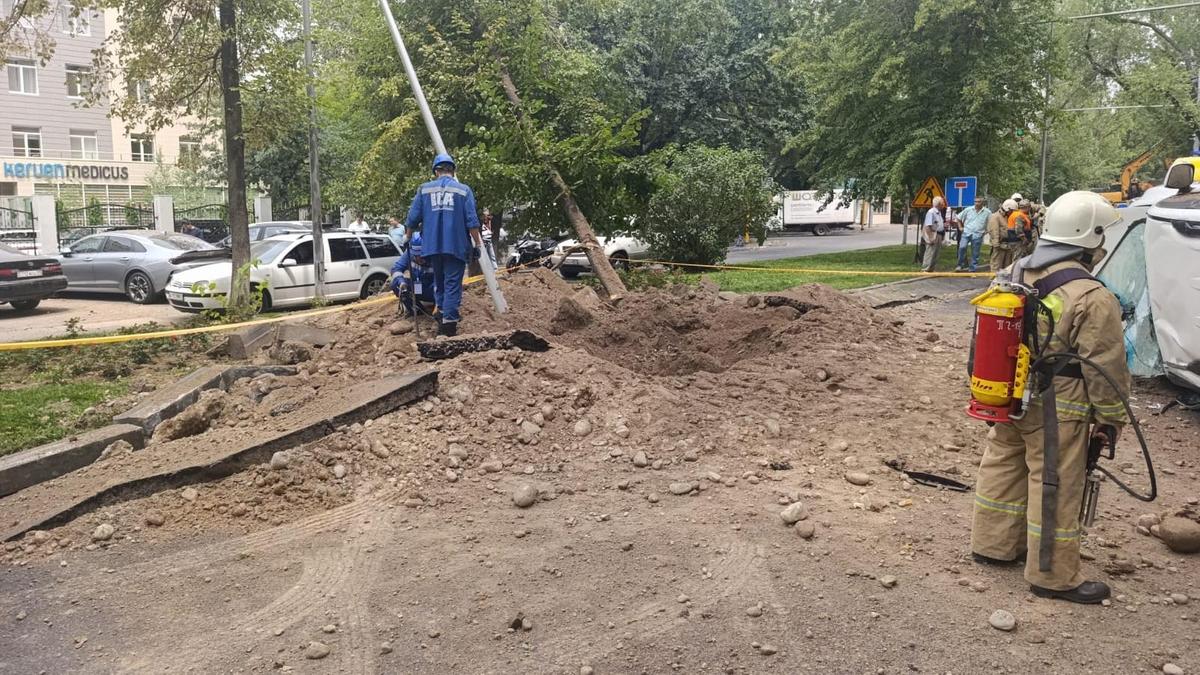 газ взорвался в Алматы