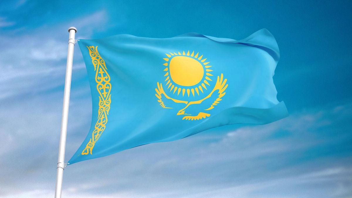 Флаг Казахстана