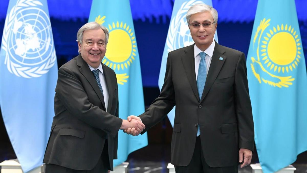 Касым-Жомарт Токаев и Антониу Гутерриш