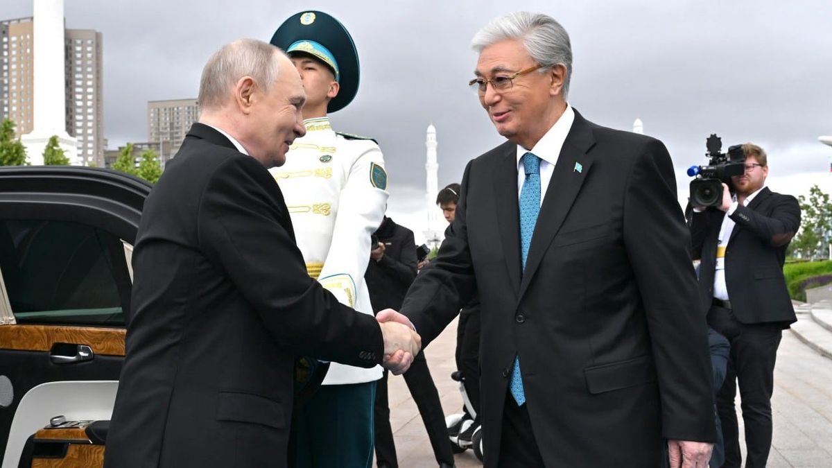 Касым-Жомарт Токаев и Владимир Путин