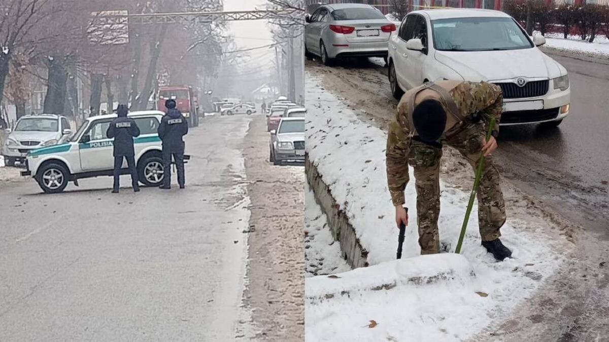 Полицейские ищут взрывное устройство