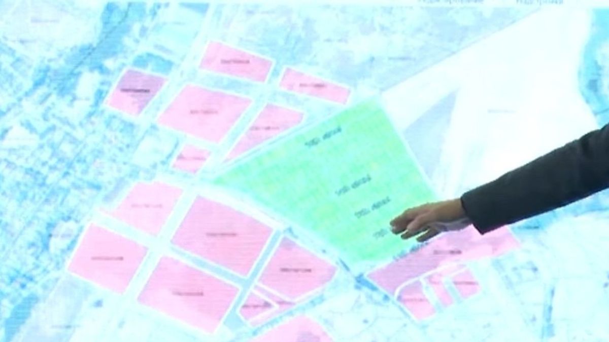 Карта плана застройки Алматы