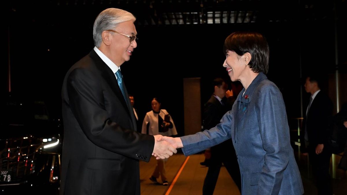 Касым-Жомарт Токаев и Санаэ Такаичи