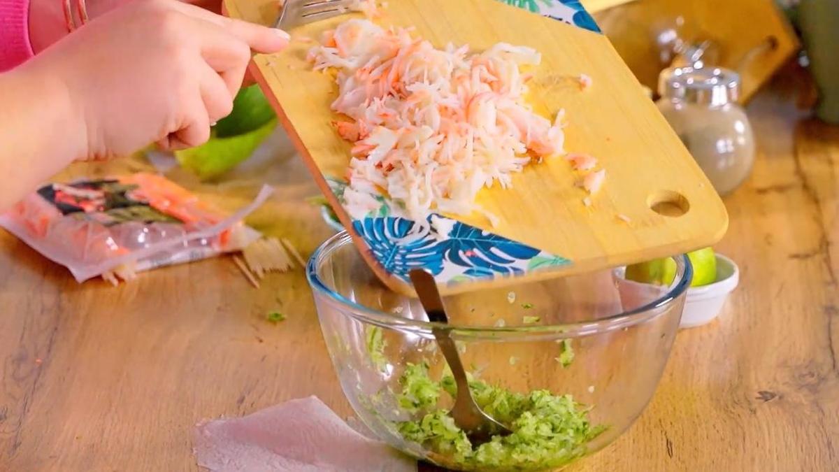 Измельченные крабовые палочки