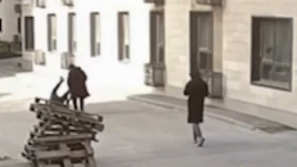 Избиение мужчины