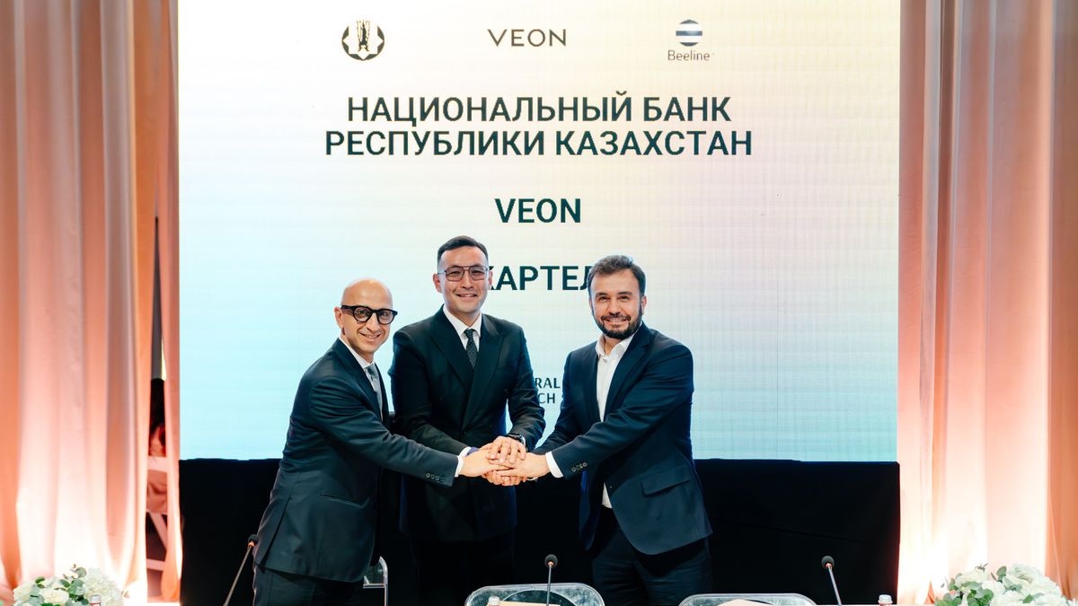 Beeline, VEON и Национальный Банк Казахстана подписали меморандум о сотрудничестве в сфере цифровых платежей